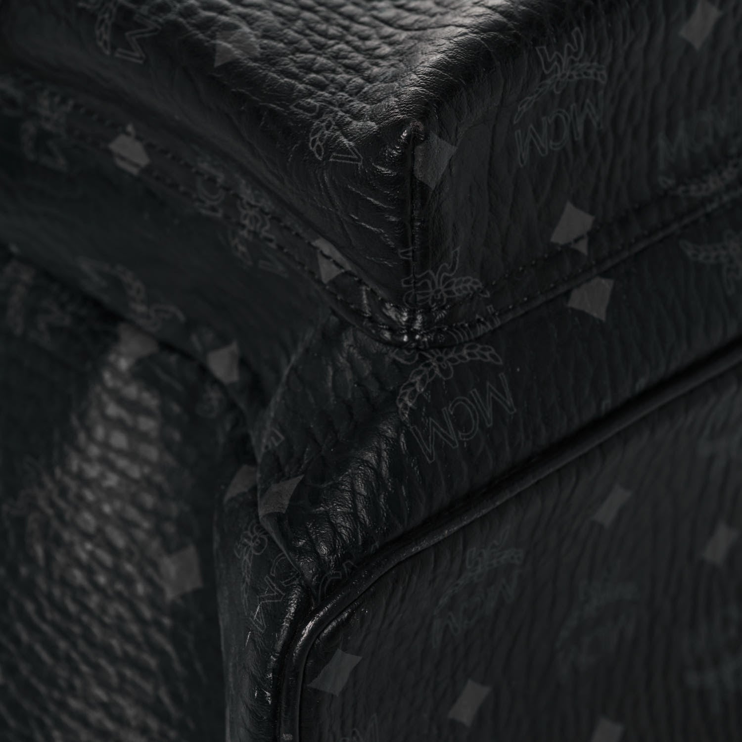 MCM Visetos Medium Stark Backpack Black 9 of 16