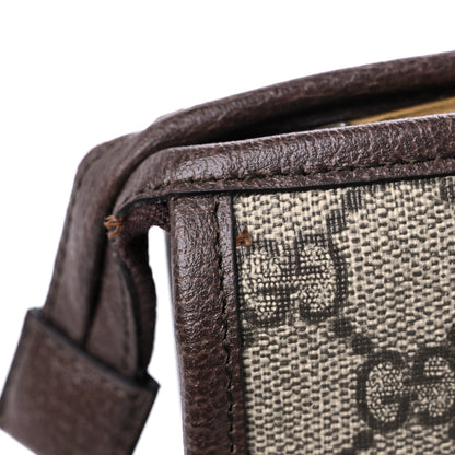 Gucci GG Supreme Monogram Web Ophidia GG Toiletry Case Beige New Acero 10 of 11