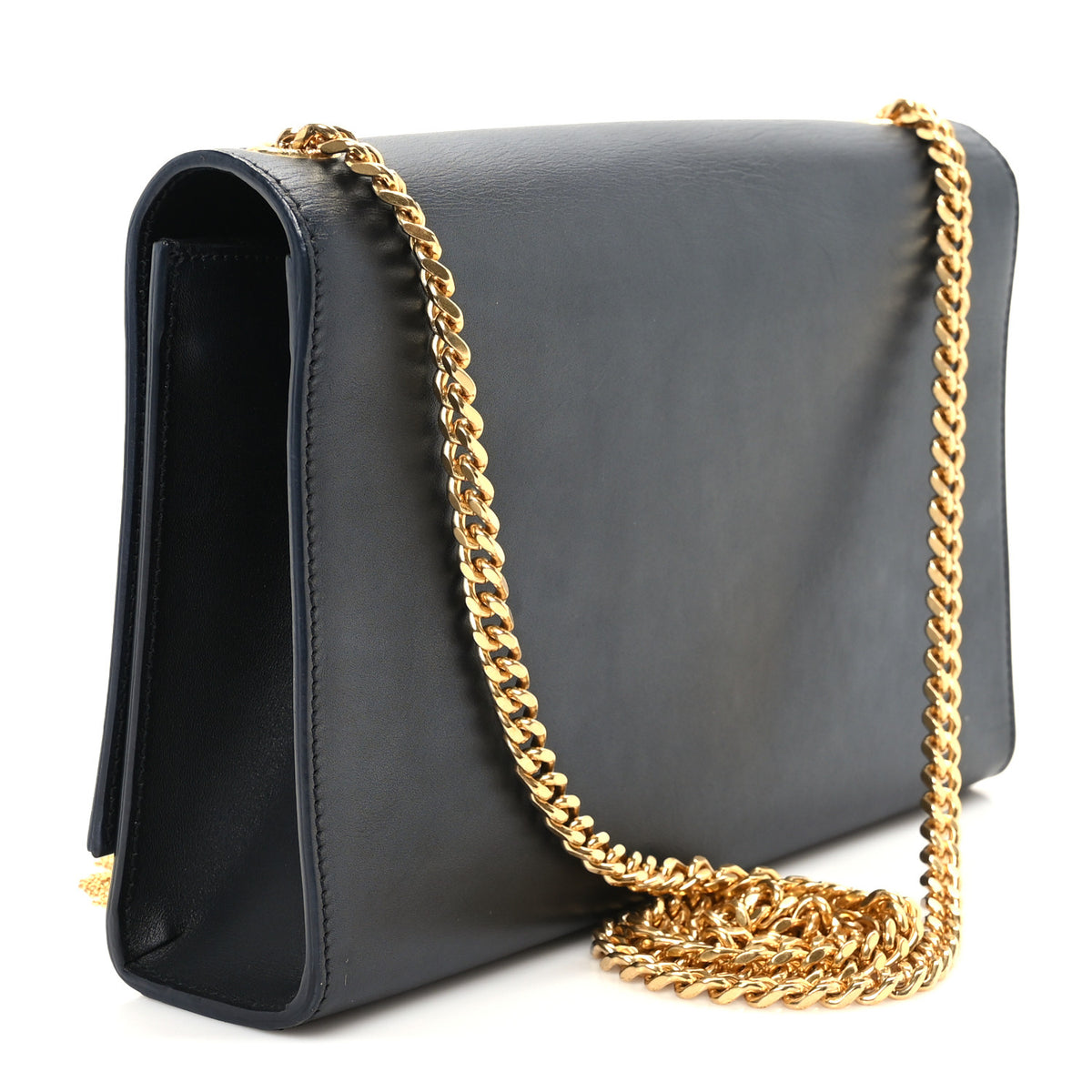 Saint Laurent Smooth Calfskin Medium Classic Monogram Kate Tassel Satchel Black 2 of 10