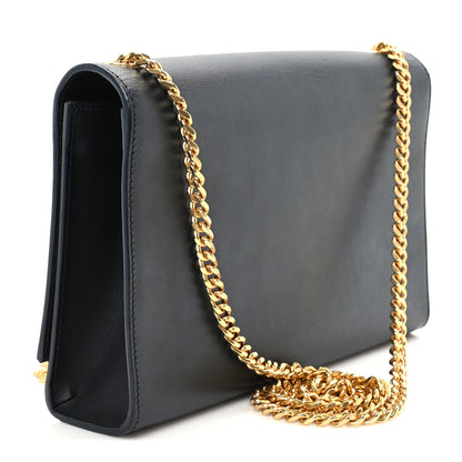 Saint Laurent Smooth Calfskin Medium Classic Monogram Kate Tassel Satchel Black 2 of 10