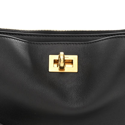 Balenciaga Natural Smooth Calfskin Rodeo Sling Pochette Black 10 of 12
