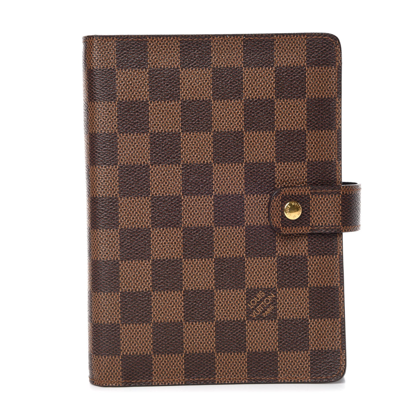 Damier Ebene Medium Ring Agenda Cover