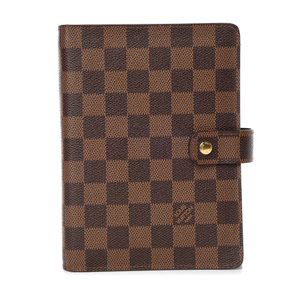 Louis Vuitton Damier Ebene Medium Ring Agenda Cover 1 of 9