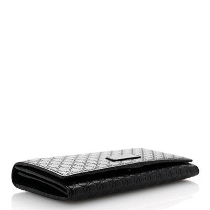 Gucci Soft Microguccissima Continental Wallet Black 4 of 11