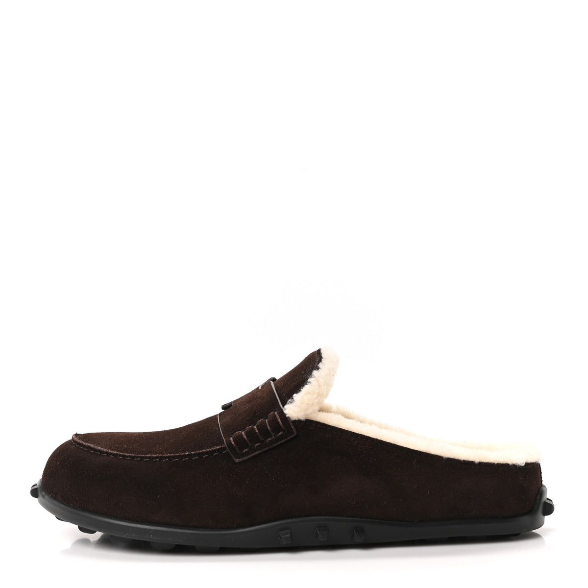 Suede Goatskin Shearling Go Mules 41 Ebene Ecru