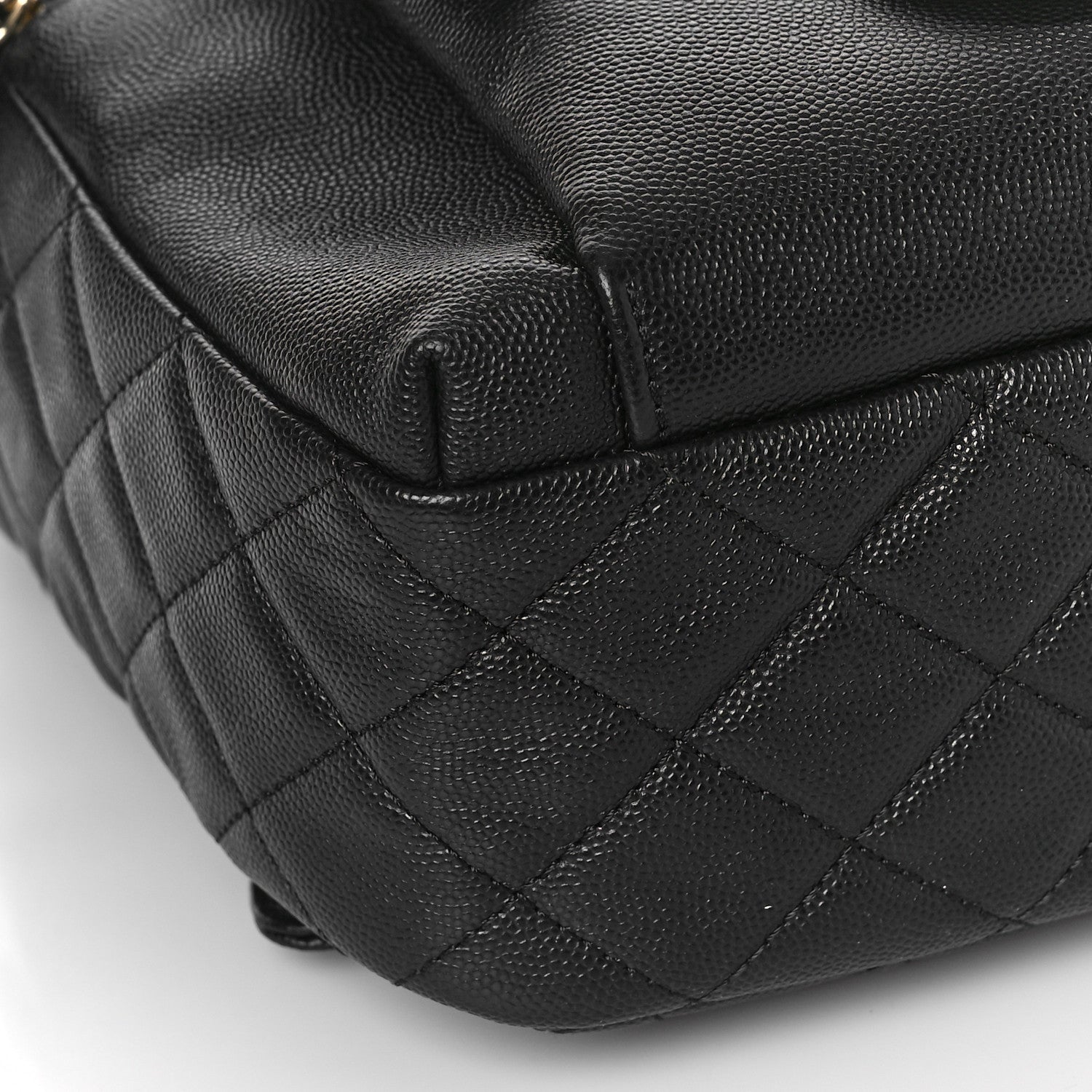 Chanel Caviar Quilted Medium Zip Around Backpack Black 8 of 9