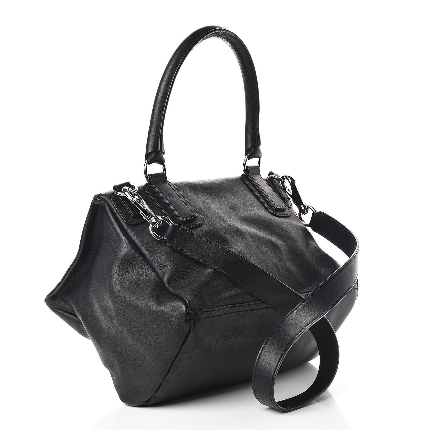 Calfskin Studded Medium Pandora Black
