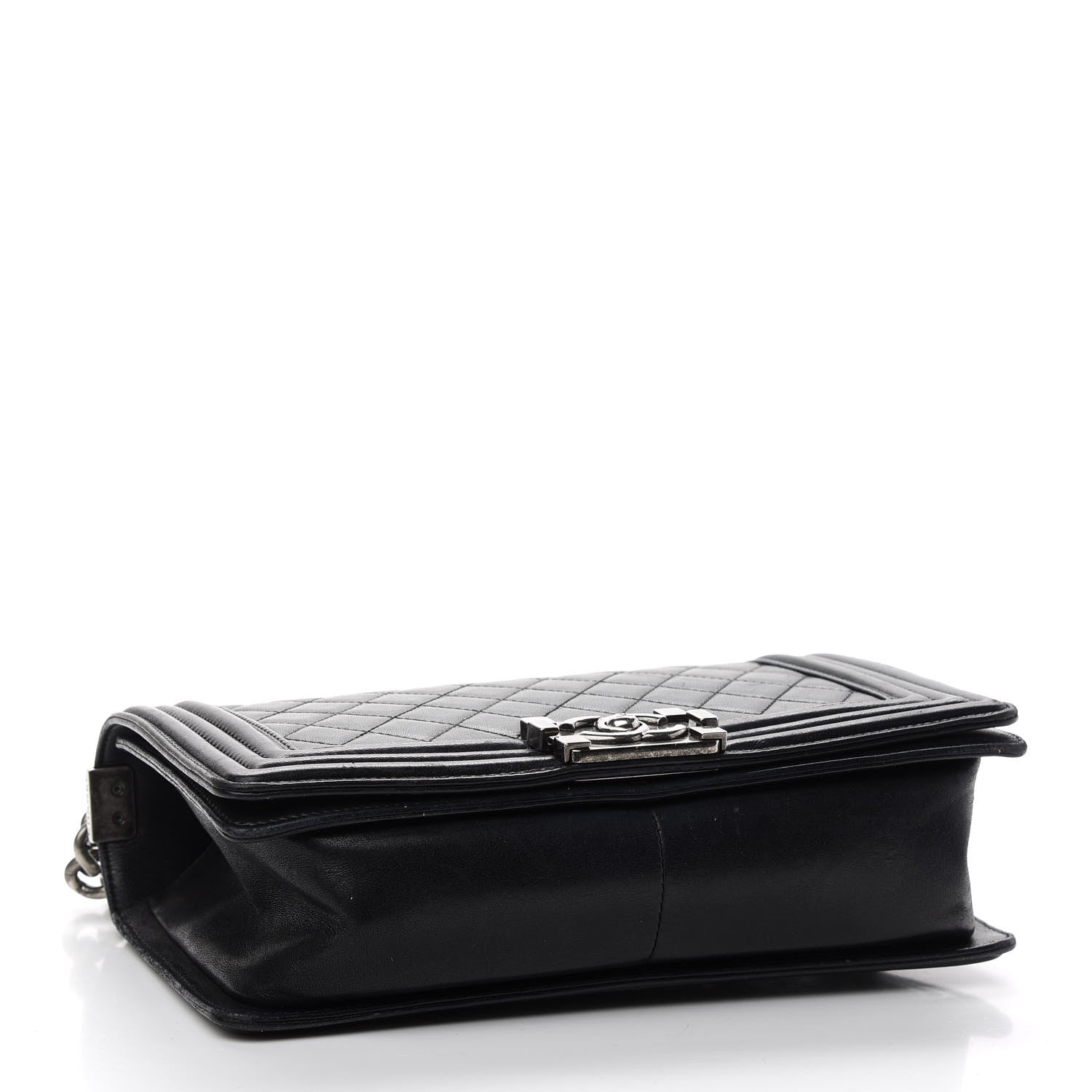 Chanel Lambskin Quilted Medium Boy Flap Black 4 of 10