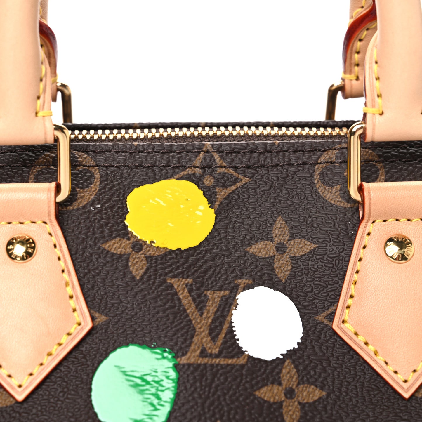 LV X YK Monogram Speedy Bandouliere 25 Multicolor