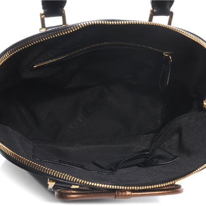 Burberry Prorsum Check Jacquard Orchard Bowling Bag 5 of 9