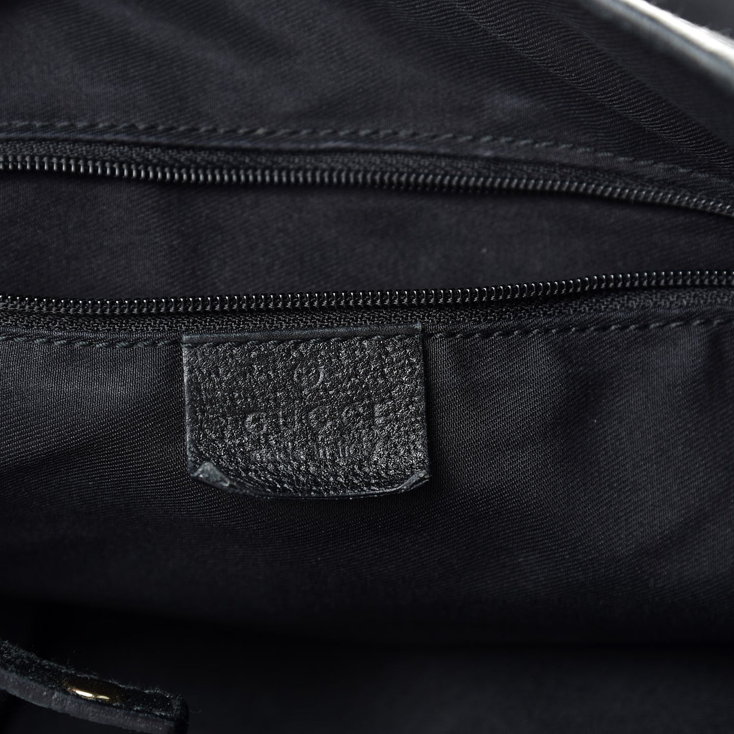 Monogram Medium Abbey Shoulder Bag Black