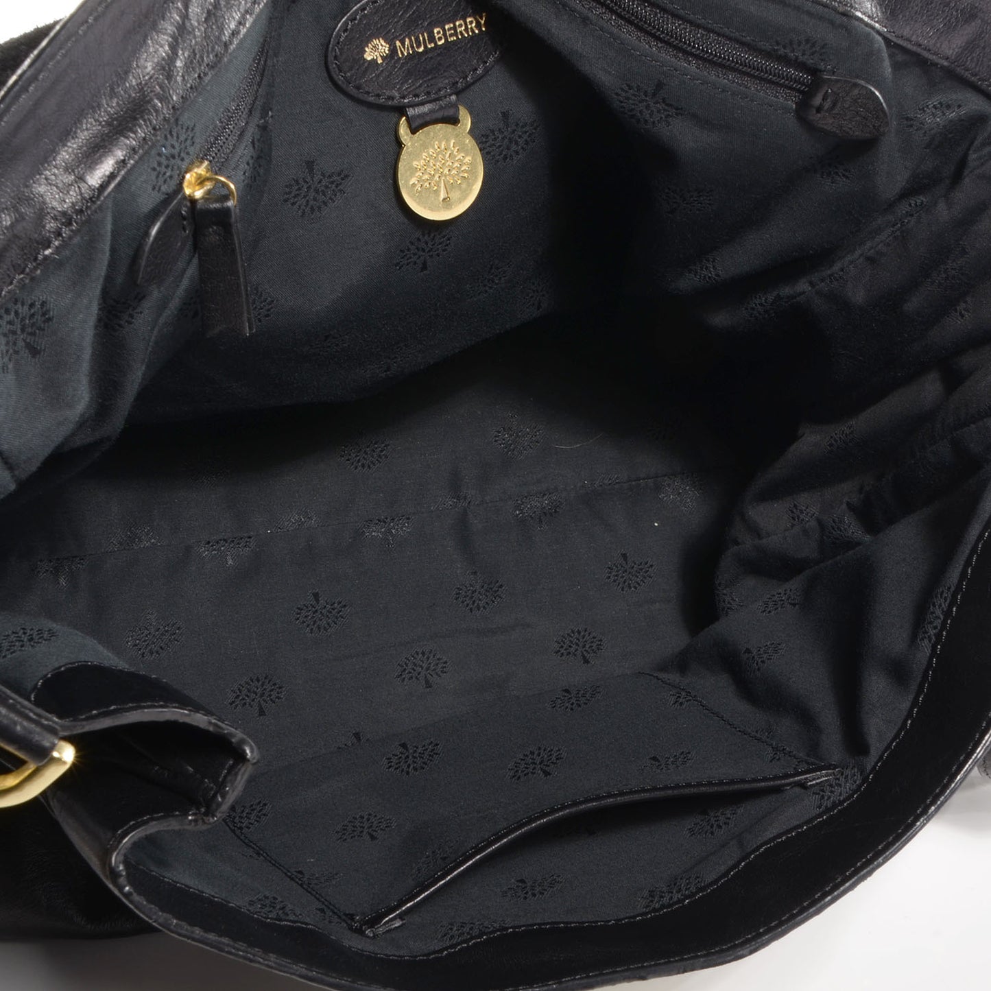 Soft Buffalo Leather Oversized Alexa Black