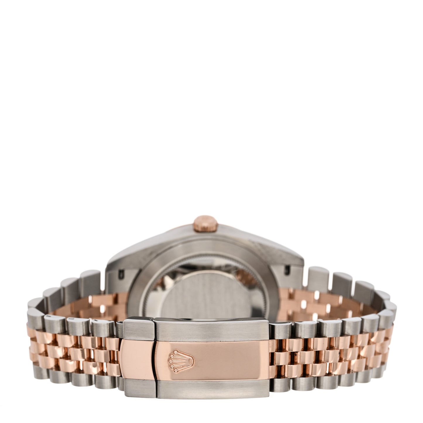 Stainless Steel 18K Everose Gold Diamond 41mm Oyster Perpetual Datejust Watch Sundust 126331