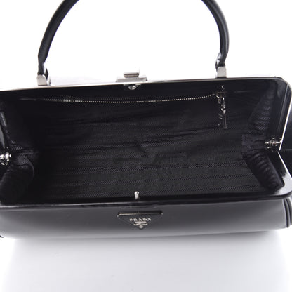 Prada Spazzolato Frame Bag Black 5 of 10