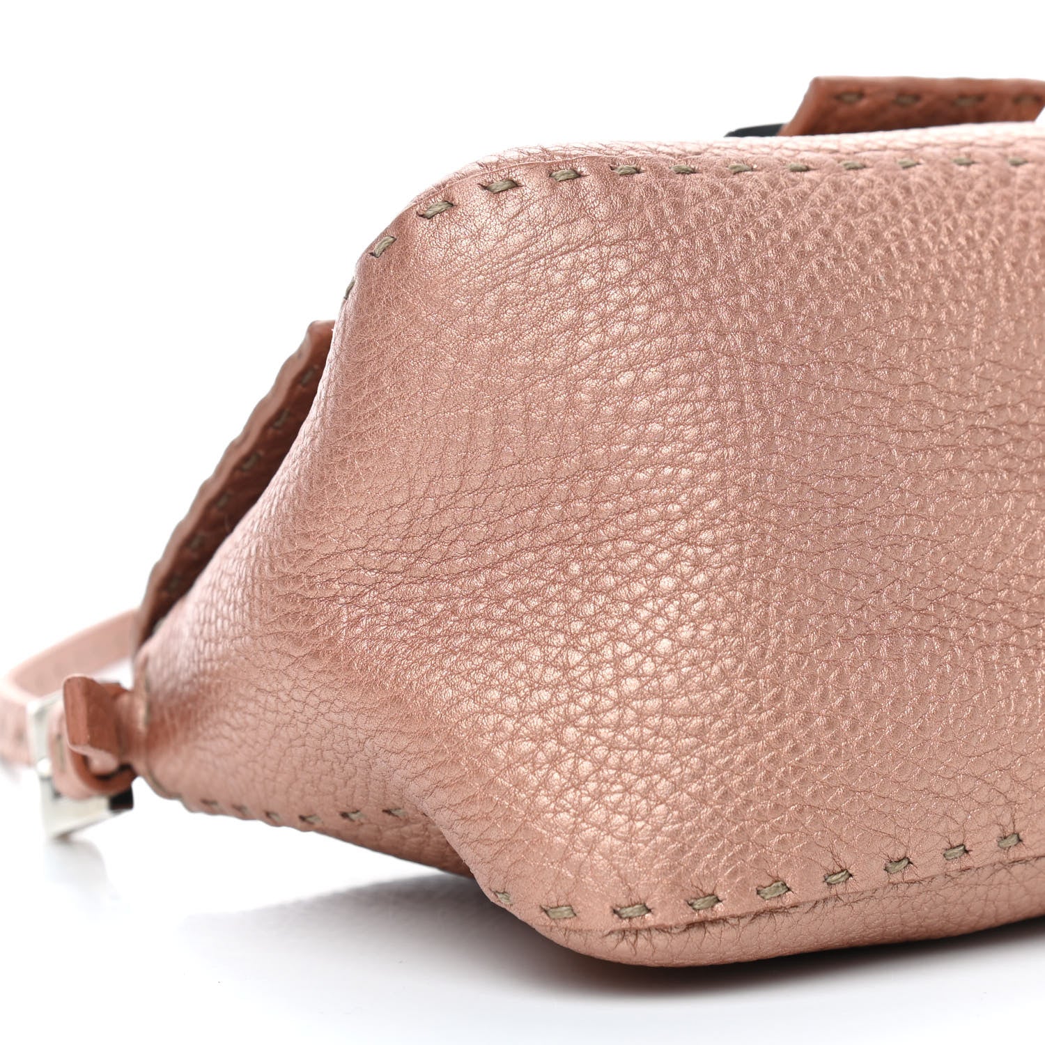 Fendi Cuoio Romano Selleria Baguette Pink 8 of 9