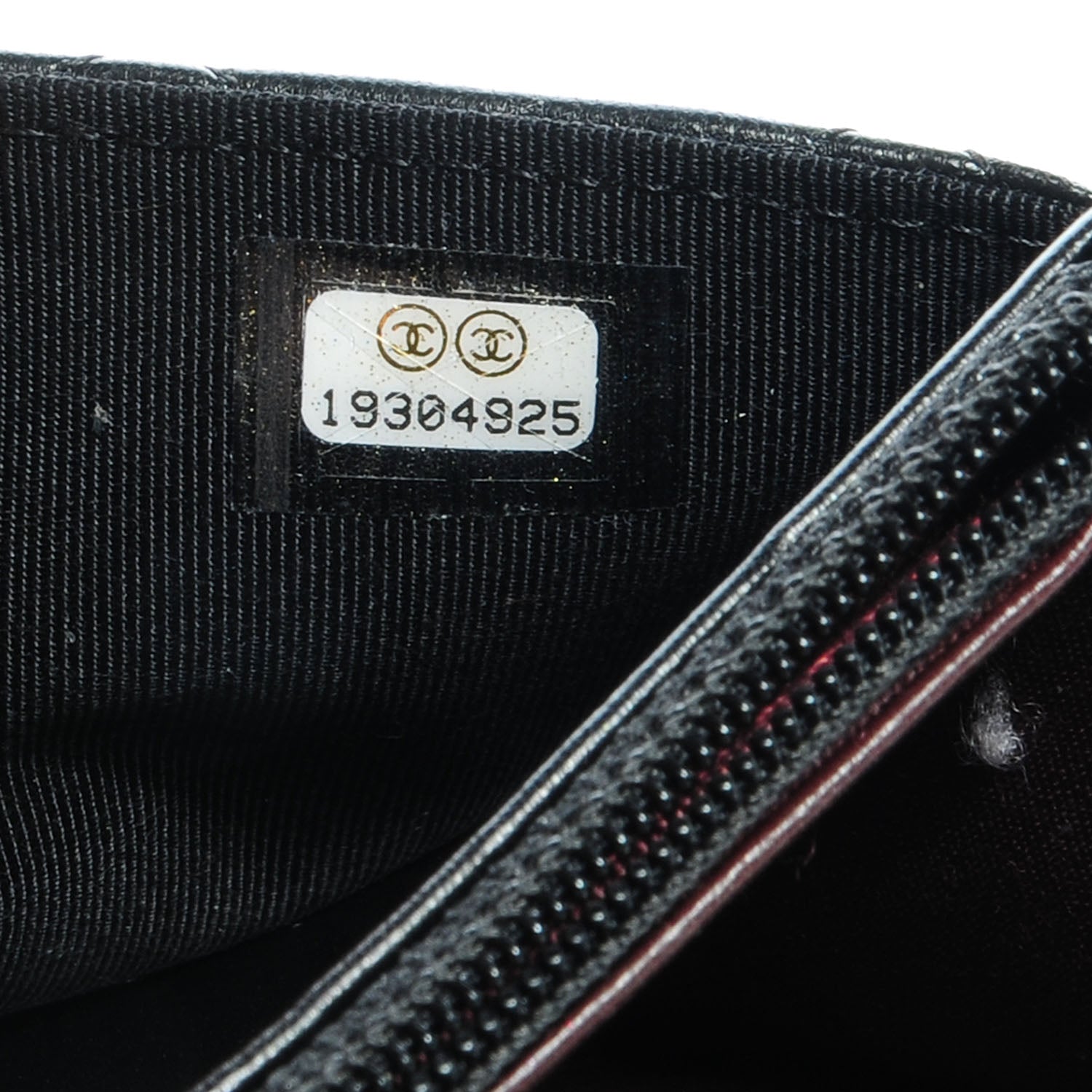 Chanel Lambskin Quilted Wallet On Chain WOC Black 8 of 8