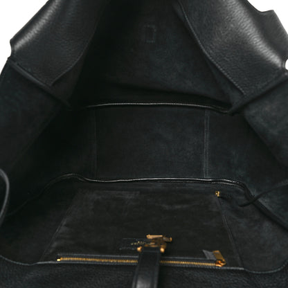Saint Laurent Grained Deerskin Bea Tote Black 5 of 9