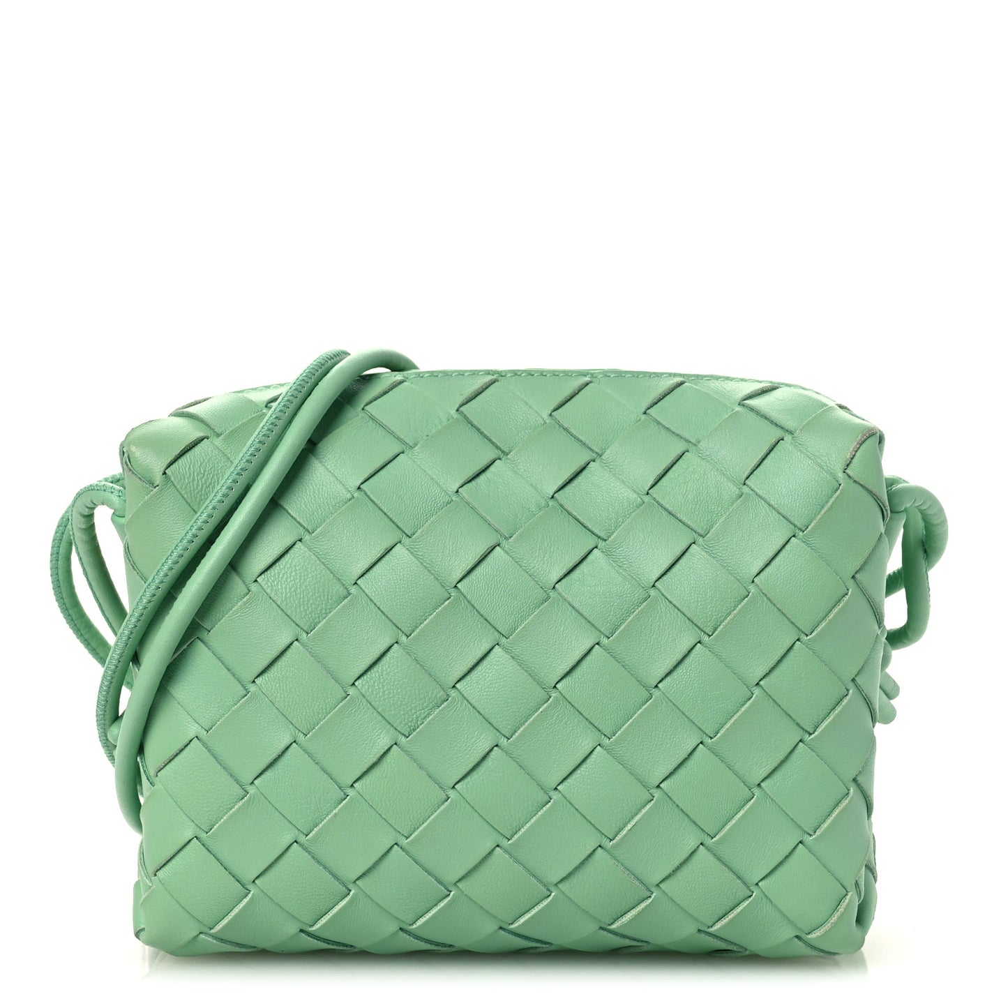 Nappa Intrecciato Mini Loop Camera Bag Siren