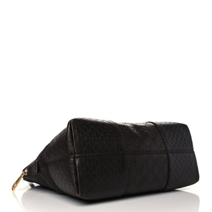 Gucci Guccissima Medium Bree Shoulder Bag Chocolate 4 of 18