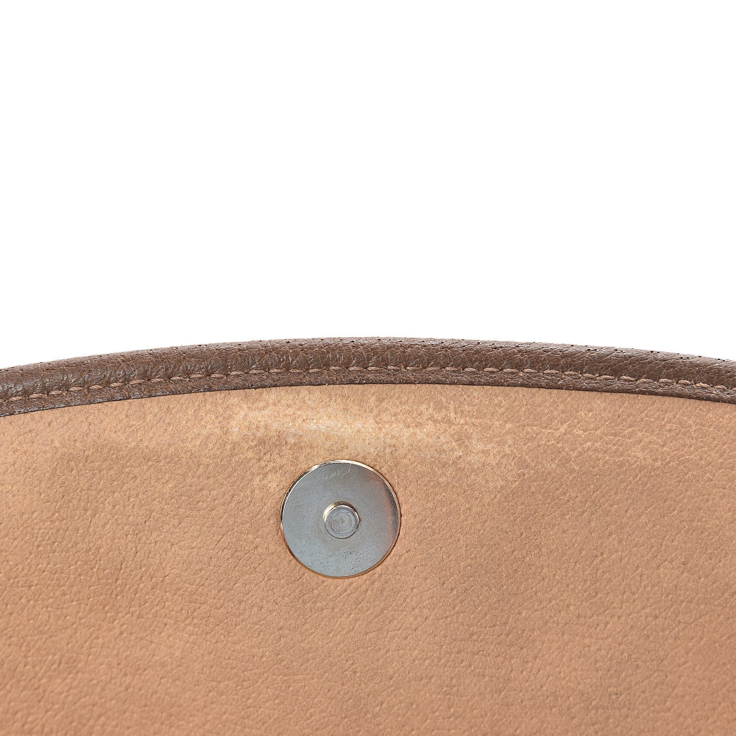 Gucci Coated Canvas Monogram Web Clutch Brown 8 of 11