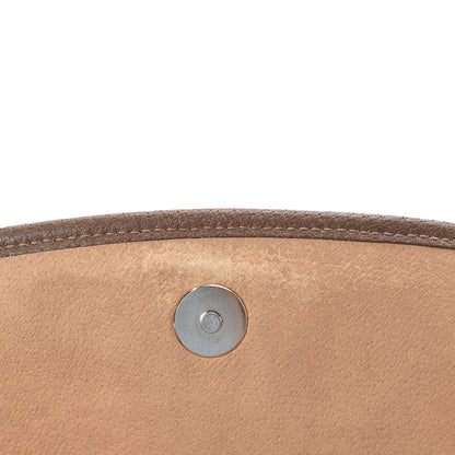Gucci Coated Canvas Monogram Web Clutch Brown 8 of 11