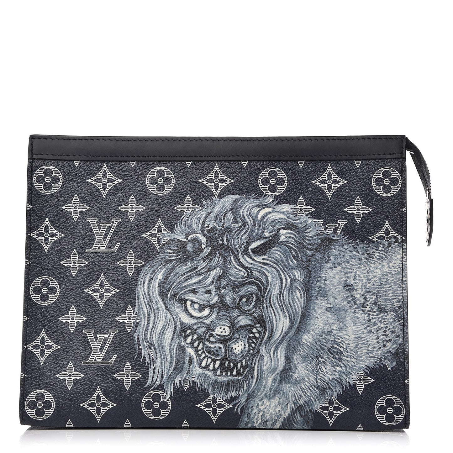 Savane Monogram Chapman Lion Pochette Voyage MM Ink