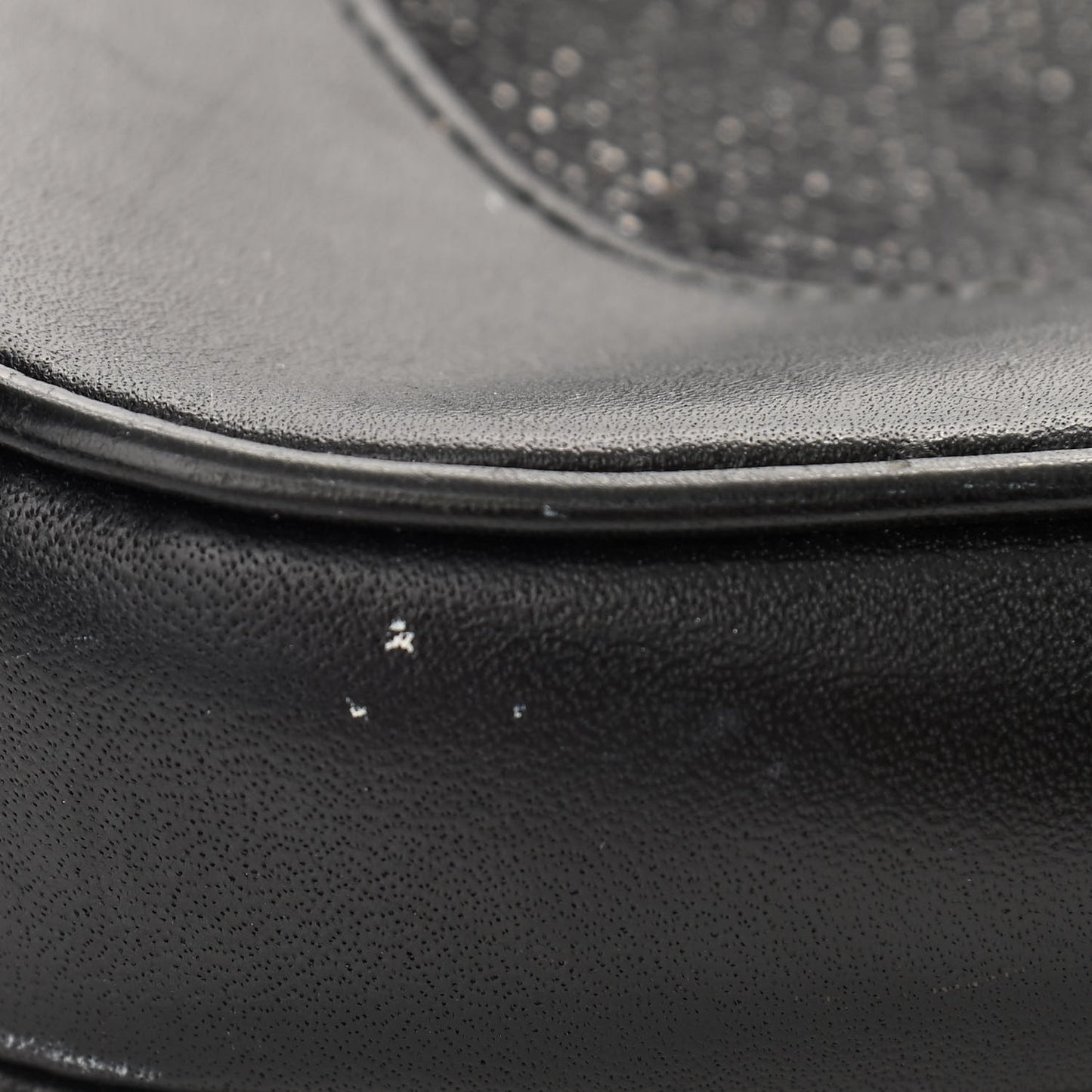 Denim Monogram Small Jackie O Hobo Black