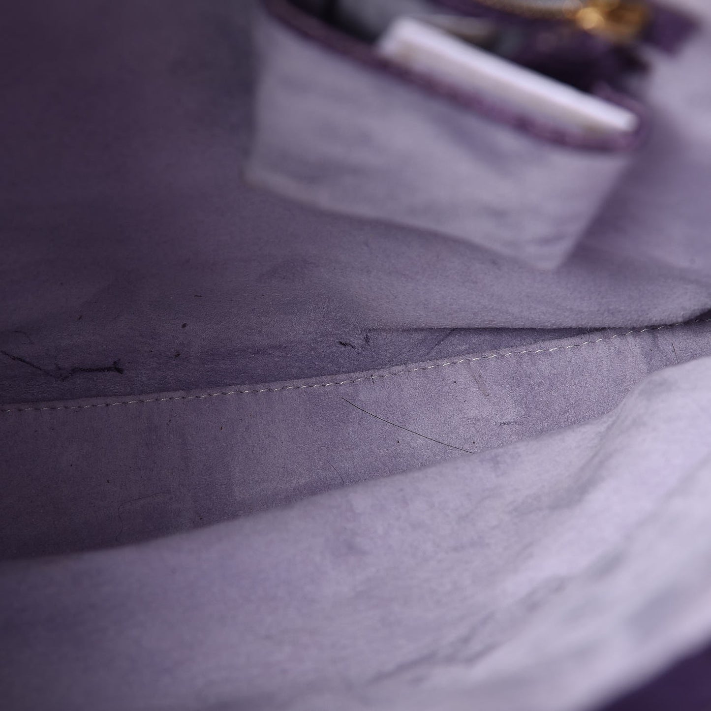 Crocodile Satchel Purple