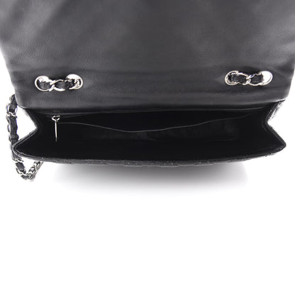 Chanel Caviar Quilted Jumbo Single Flap Black 5 of 11