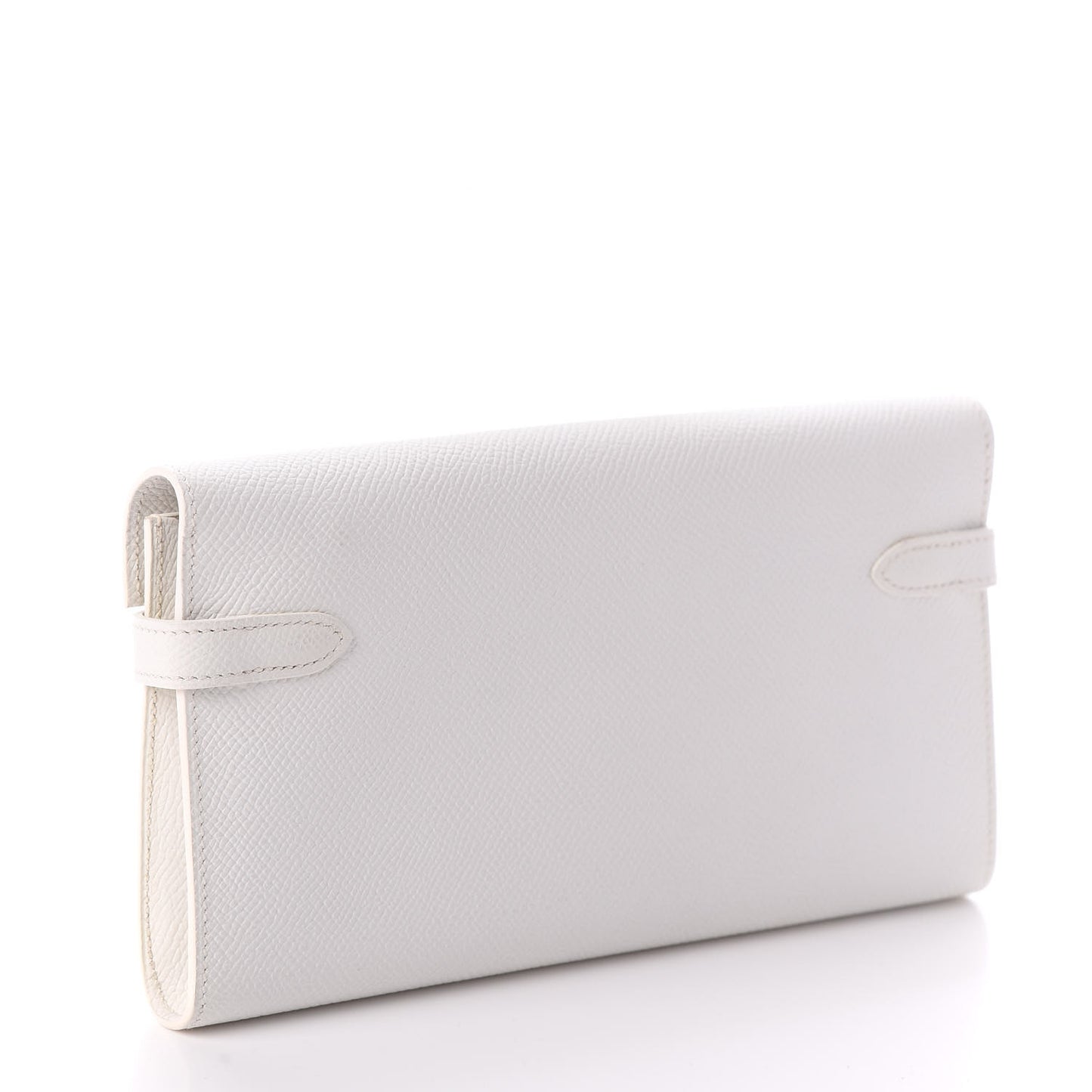 Epsom Kelly Longue Wallet White
