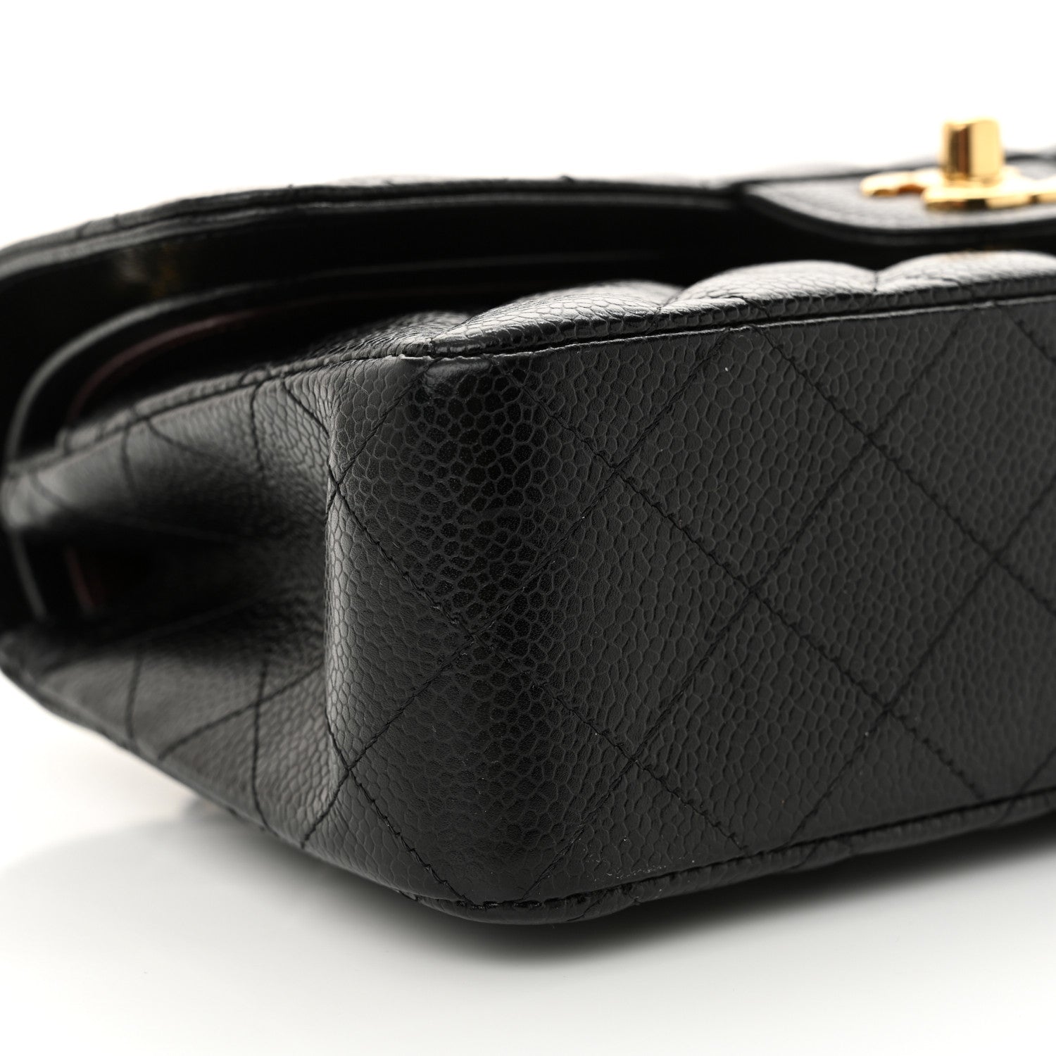 Chanel Caviar Quilted Small Double Flap Black 9 of 11