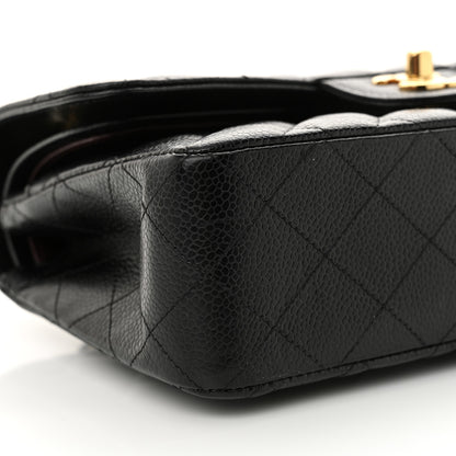 Chanel Caviar Quilted Small Double Flap Black 9 of 11