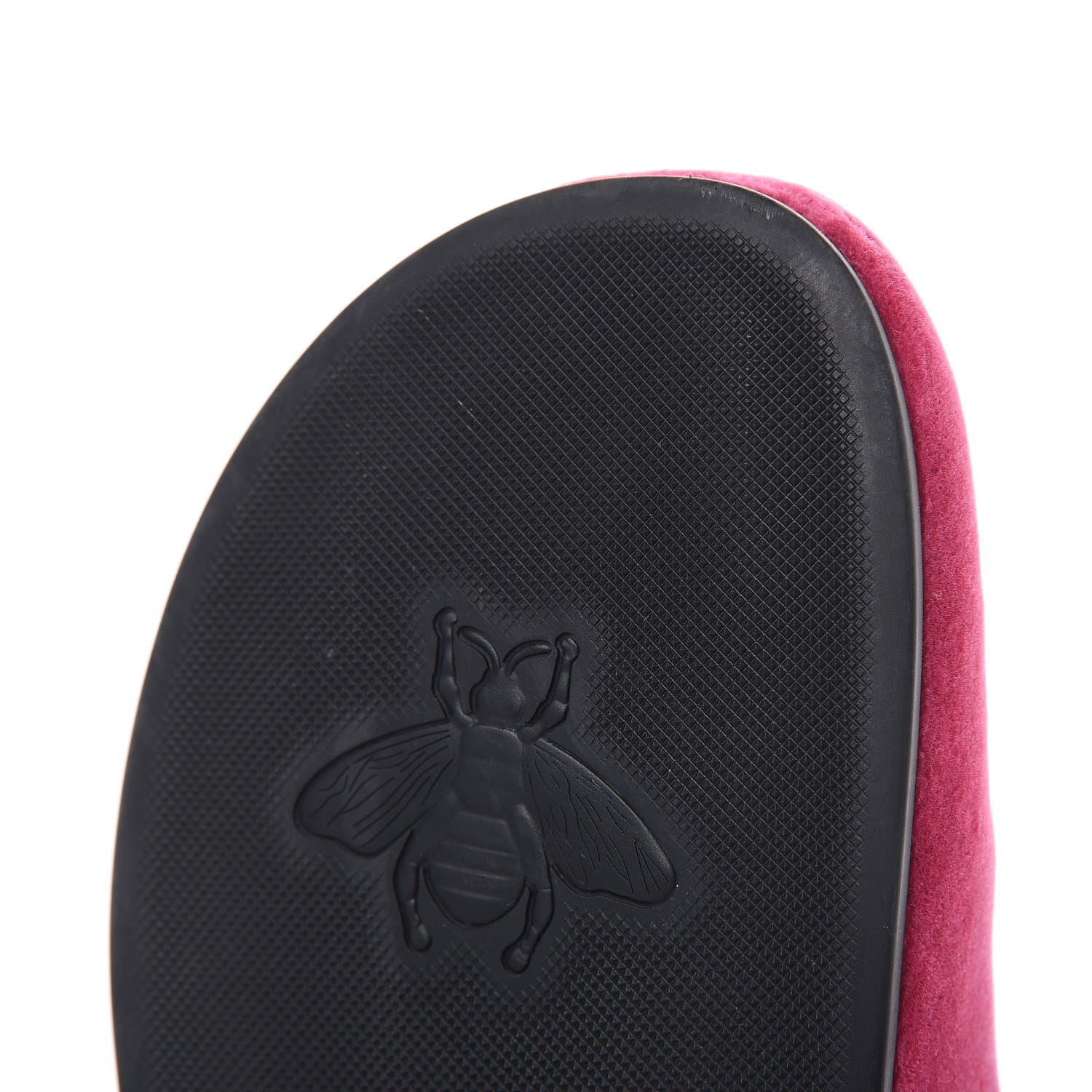 Gucci Softy Velvet Malaga Kid Womens Horsebit River Slippers 37.5 Light Raspberry Rose 9 of 10