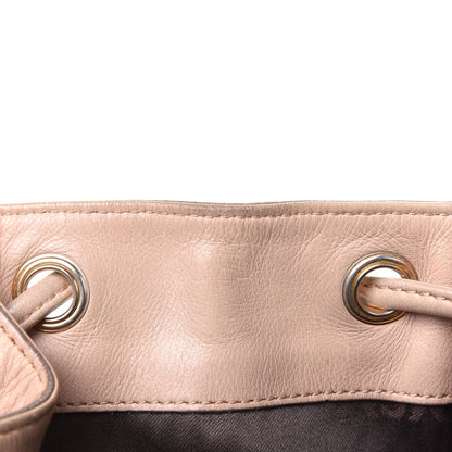 MCM Visetos Essential Drawstring Bucket Bag Beige 10 of 29