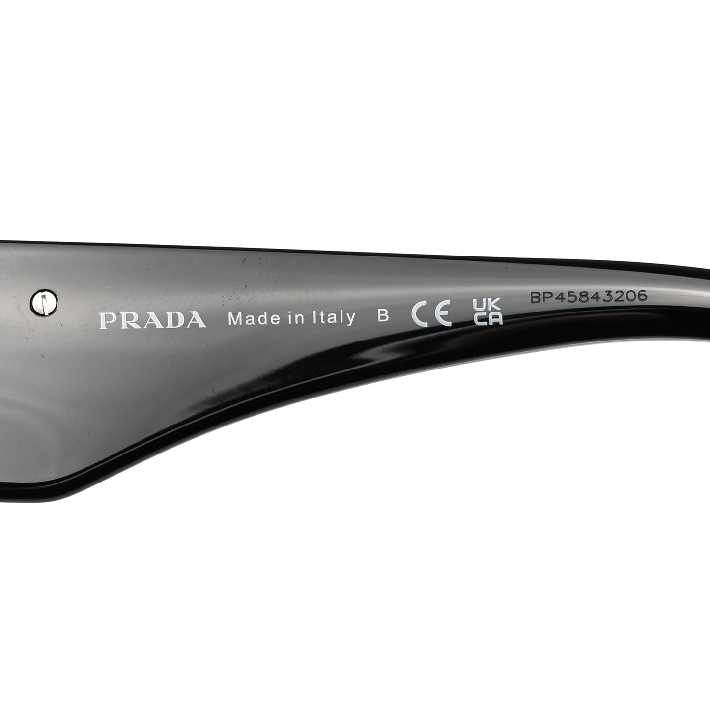 Acetate Symbole Sunglasses SPR 13Z Black