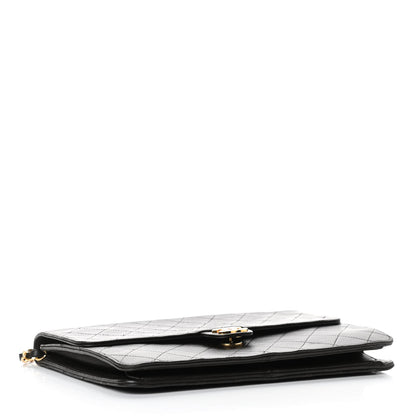 Chanel Lambskin Quilted Medium Single Flap Black 7 of 17