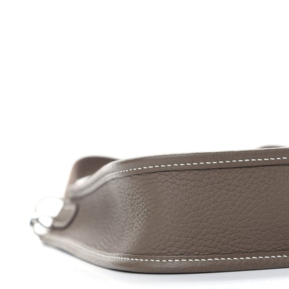 Hermes Taurillon Clemence Evelyne TPM Etoupe 8 of 9