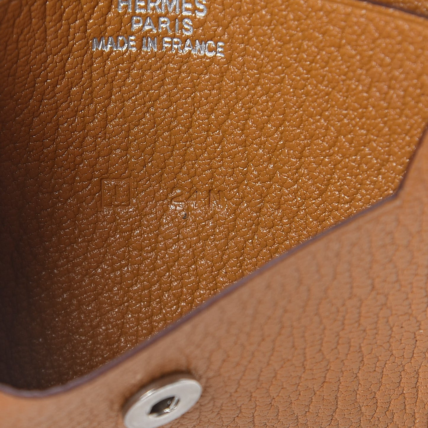 Chevre Mysore Bearn Card Case Wallet Sable