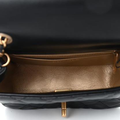 Chanel Lambskin Quilted Mini Pearl Crush Flap Black 4 of 4