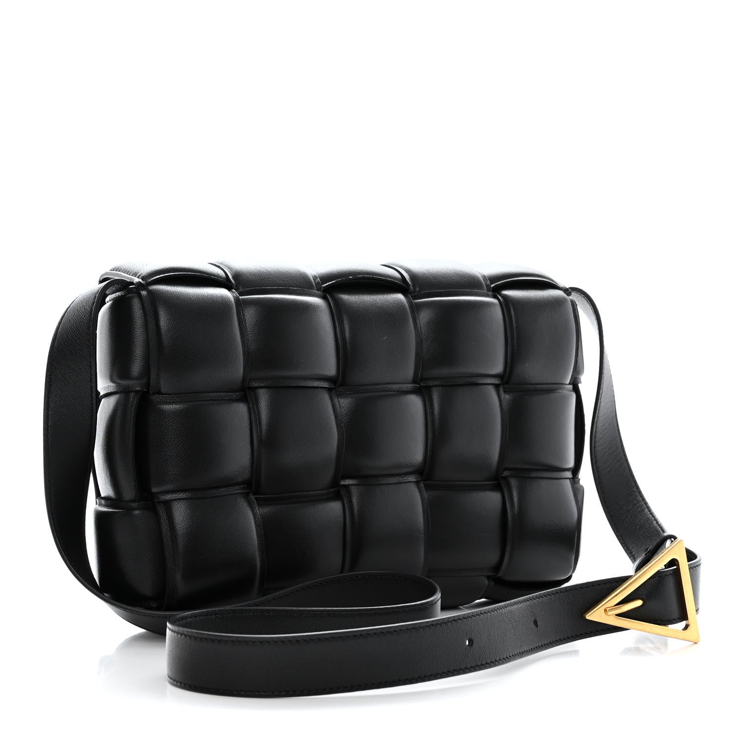 Bottega Veneta Nappa Maxi Intreccio Padded Cassette Crossbody Bag Black 3 of 15