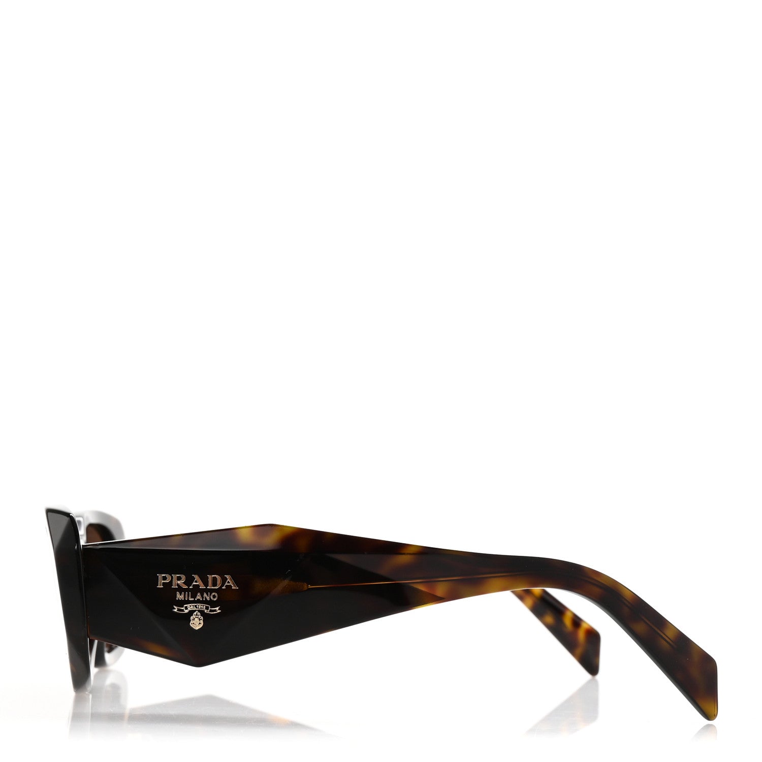 Prada Acetate Symbole Sunglasses SPR 17W Honey Tortoise 3 of 7