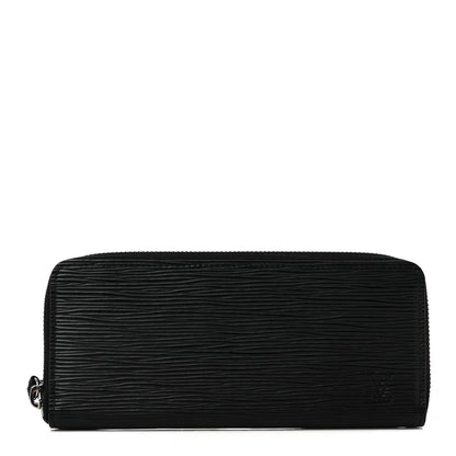 Louis Vuitton Epi Clemence Wallet Black 1 of 9