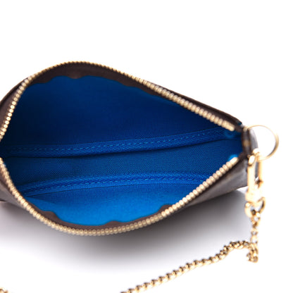 Louis Vuitton Monogram 2019 Christmas Animation Mini Venice Pochette Accessories Blue 5 of 10