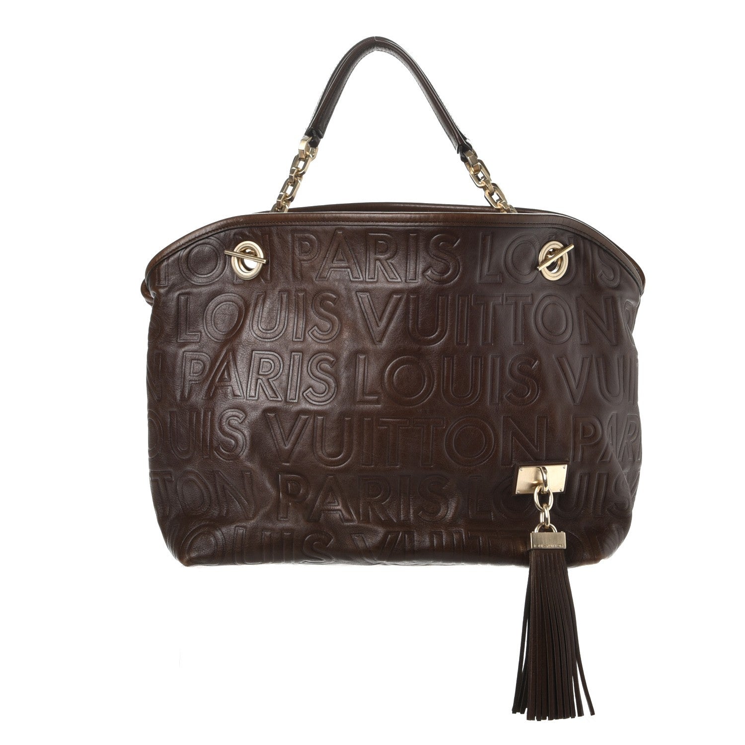 Louis Vuitton Monogram Paris Souple Whisper PM Chocolate 1 of 11