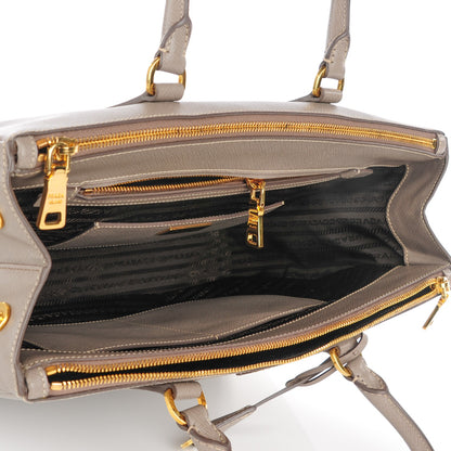 Prada Saffiano Large Galleria Double Zip Tote Argilla 6 of 10