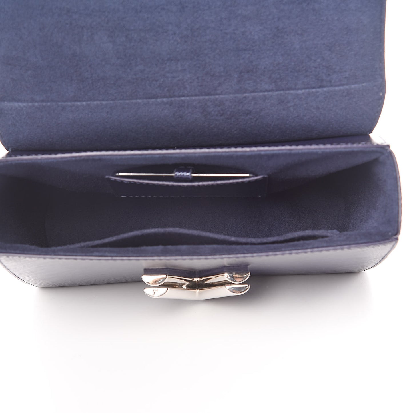 Epi Sequins Flame Twist Shoulder Bag MM Blue Nuit