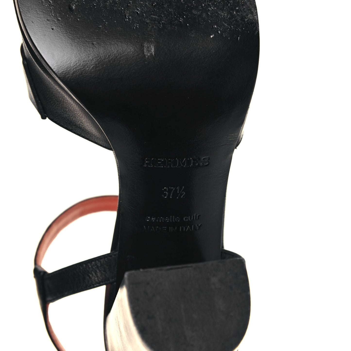 Goatskin Alesia Sandals 37.5 Black