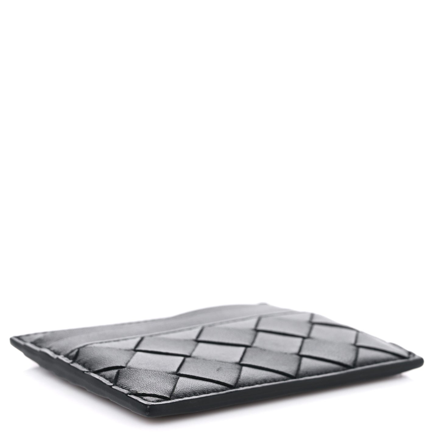 Nappa Intrecciato VN Card Case Black