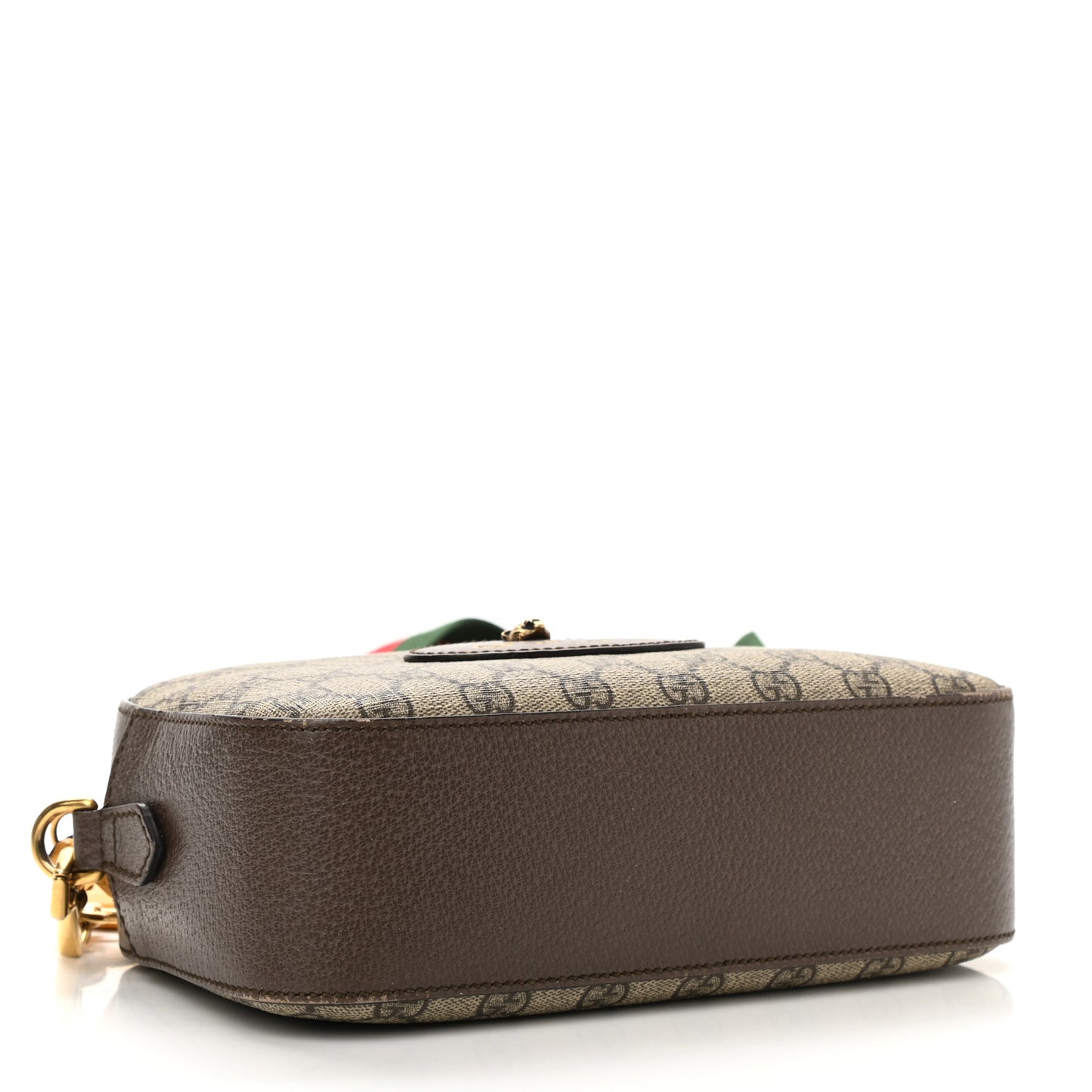 GG Supreme Monogram Web Neo Vintage Shoulder Bag Beige New Acero Crop