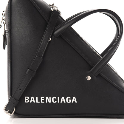 Balenciaga Calfskin S Triangle Duffle Black 9 of 9